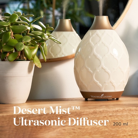 Young Living YL Desert Mist EO Essential Oil Ultrasonic Diffuser New in Box NIB - Picture 4 of 7